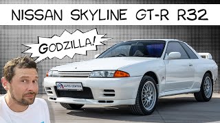 Nissan Skyline GTR R32 Първородната Годзила [upl. by Llenrev4]