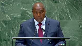 Extrait du Discours du Pr Faustin Archange TOUADERA à la 79e Assemblée générale de ONU [upl. by Leggett]