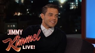 Rami Malek Met Older Woman While Delivering Pizza [upl. by Andi190]