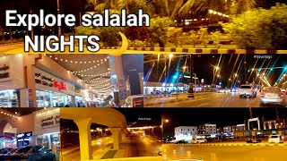 Salalah Oman  😍Salalah City Tour At night  Oman Salalah  Explore Salalah in winter [upl. by Joan]