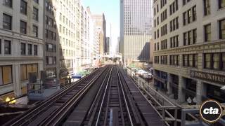 CTA Ride the Rails Brown Line in Real Time [upl. by Aerdnua]