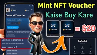 X Empire NFT Voucher Kaise Use Kare  Nft Voucher X Empire Kaise Milega  X Empire New Update [upl. by Howard]