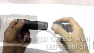 GoldenGadgetscom  NF015 CREE XRE LED Flashlight [upl. by Huda]