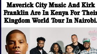 Maverick City Music and Kirk Franklin in NairobiKenya for their World Tour Arrival at JKIA [upl. by Houghton]