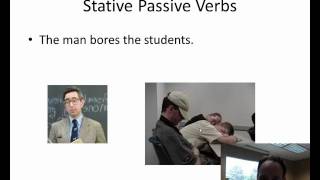 Passive 5 Stative Passive Verbs [upl. by Nov]