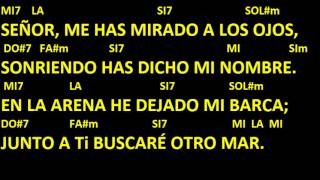 CANTOS PARA MISA  PESCADOR DE HOMBRES  Tú has venido a la orilla  letra y acordes [upl. by Cirred280]