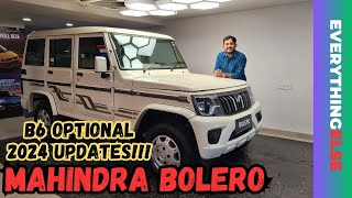 Mahindra Bolero B6O 2024  New Bolero 2024 Top Model [upl. by Nosnor]