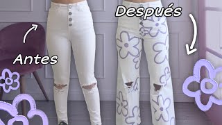 DIY from Skinny Jeans to Wide Leg Jeans [upl. by Friederike]