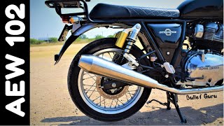 INSTALLED AEW Exhaust On Royal Enfield Interceptor 650  In Depth Review [upl. by Miles383]