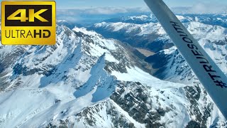 New Zealand  Milford Sound to Queenstown Scenic Flight  4K [upl. by Tadeas429]