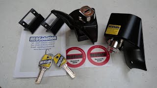 MotorHome Security HEOSafe Ducato Cab Door Deadlocks [upl. by Nirihs]