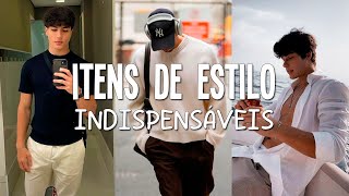 ITENS de estilo INDISPENSÁVEIS que TODO HOMEM DEVE ter  Como ser um homem estiloso [upl. by Ayita254]