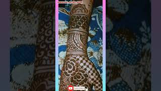 Mehandi ka design simple front hand आगे हाथ की मेहंदी डिज़ाइनviralshorts trending youtubeshorts [upl. by Nosirrag]