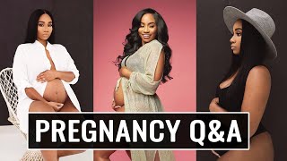 Pregnancy Q amp A Talking about all the things  JaLisaEVaughn [upl. by Ester]