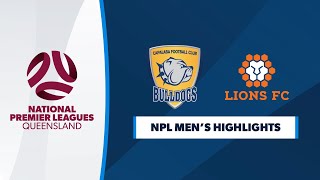 NPL Mens R2  Capalaba FC vs Lions FC Highlights [upl. by Noneek]