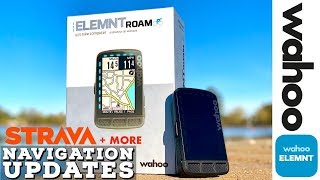 Wahoo ELEMNT ROAM Strava Route TurnByTurn Navigation Update [upl. by Laira]