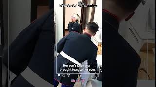 Soldiers Surprise Homecoming surprised familylove comingback fyp military respect foryou [upl. by Animlehliw669]