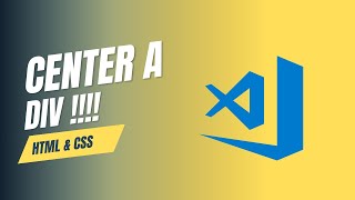 How to Center a Div in HTML and CSS [upl. by Godfry]
