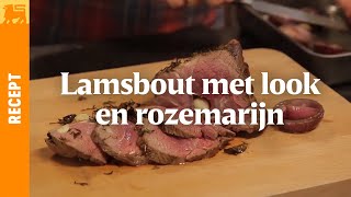 Lamsbout met look en rozemarijn [upl. by Niroht]