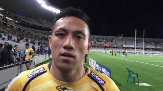 Christian Lealiifano player reaction  Auckland Blues [upl. by Aenil]