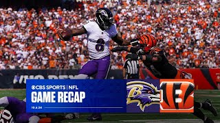 Ravens DEFEAT Bengals in overtime spoil Burrows 5TD day  Game Recap [upl. by Asyar]