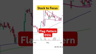 DSSL Flag pattern stockmarket nifty investing best [upl. by Angelo]