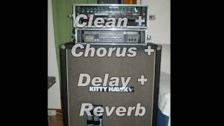 Demo Kitty Hawk Quattro Rocktron Replifex Peavey Classic 5050 [upl. by Dlonyar]