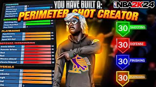 This 66 Guard Build Gets HOF Deadeye  HOF Blinders 🎯  BEST BUILD IN NBA 2K24 [upl. by Barthelemy]