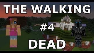 Minecraft The Walking Dead  HOW IS THIS EASY  Part 4  Adventure Map  With Jen [upl. by Yrrad]