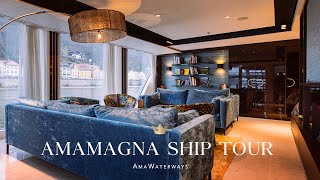 Tour AmaWaterways’ Luxurious Flagship AmaMagna [upl. by Glassman]