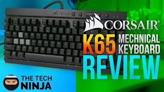 The Fastest mechanical keyboard Corsair K65 Gaming Keyboard with Cherry MX Speed Switches [upl. by Eileme147]