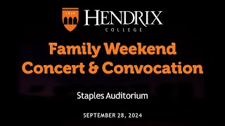 2024 Fall Family Weekend Concert amp Convocation [upl. by Muhammad]