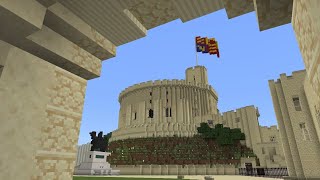 Windsor Castle tour  Minecraft PE  Part 14 [upl. by Acinoev]