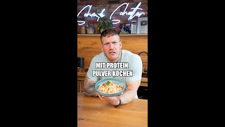 Mit Protein Pulver kochen wo soll das noch hinführen 😨🫣… highprotein muskelaufbau nudeln [upl. by Landry]