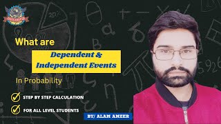 What are Dependent amp Independent Events in Probability Probability amp Statistics [upl. by Ninette]