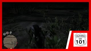 RDR2 online free roam crime spree then hunting and a ride through bayou NWA to the rhodes butcher [upl. by Llereg159]