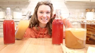 HOW TO MAKE FLAVORED KOMBUCHA AT HOME  the best way to flavor your kombucha  kombucha flavoring [upl. by Nwahsal]