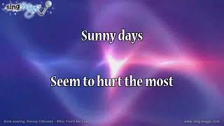 Kenny Chesney Who Youd Be Today Karaoke Version Instrumental [upl. by Geaghan899]