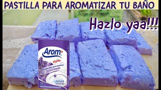 Como preparar una pastilla casera para aromatizar tu baño [upl. by Adnuhsed]