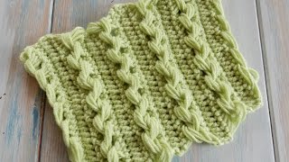 Loop Stitch Braid  How to Crochet Fiddly [upl. by Tyson]