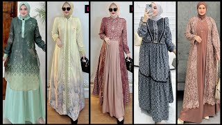 30 model gamis lebaran 2025 trend busana viral 2025 trend busana lebaran 2025 tren baju lebaran 2025 [upl. by Fortunia]