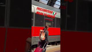 Milan to Naples business class Frecciarossa by trenitalia [upl. by Molly]