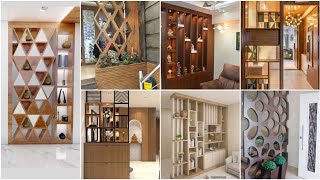 Top 50 Living Room Wooden Wall Partition designs Wooden Room Divider [upl. by Schnapp]