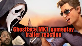 Ghostface MK1 gameplay trailer reaction [upl. by Washburn]