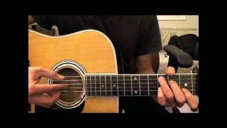 Just a Dream by Nelly  intro amp chords guitar tutorial [upl. by Mcafee]