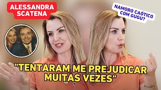 Alessandra Scatena revela detalhes de namoro com Gugu salário no SBT e mais Difícil andar na rua [upl. by Noeht]