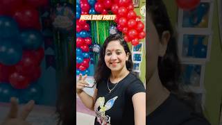 Mera bday party  Indian NRI Chinu  Bar bar din a aaye …shortsvideo minivlog youtube [upl. by Reffinej]