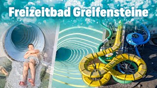 Largest Water Park in Saxony All Slides at Freizeitbad Greifensteine 2024 [upl. by Jorgensen]