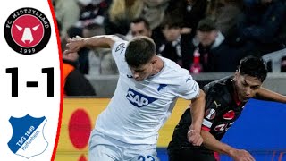 Midtjylland vs Hoffenheim 11 Max Moerstedt Goal All Goals and Extended Highlights [upl. by Hagan]