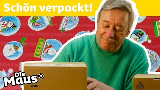 Wie wird Geschenkpapier hergestellt  DieMaus  WDR [upl. by Nileek]